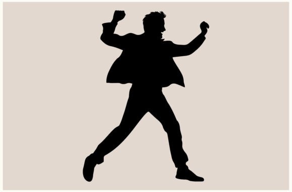 Download Man Dancing Silhouette - Premium Bundle