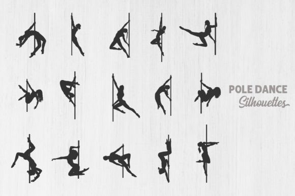 Download Pole Dancing Silhouette, Pole Dance SVG - Dancing silhouette Collection