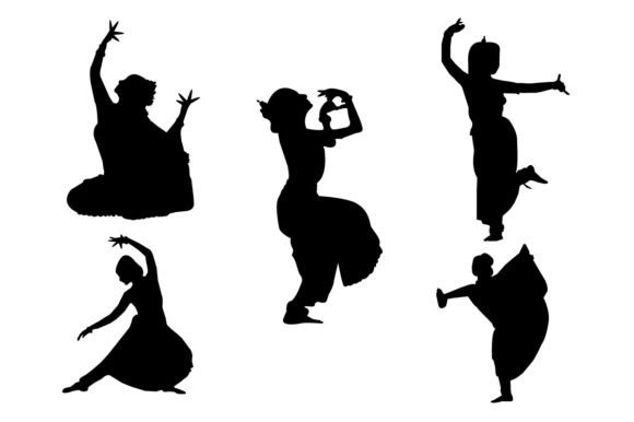 Download Beautiful Girl Dancing Silhouette Vector - Dancing silhouette Collection
